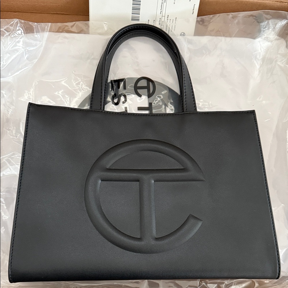 Telfar Charcoal Shopping Tote
